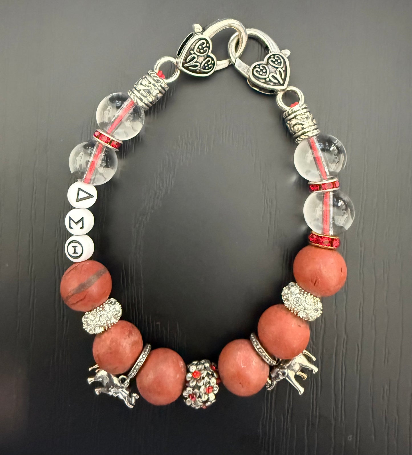 DE070 - Delta Sigma Theta Charm Bracelet - G39