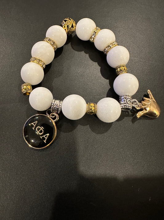 AP003 - Alpha Phi Alpha Charm Bracelet