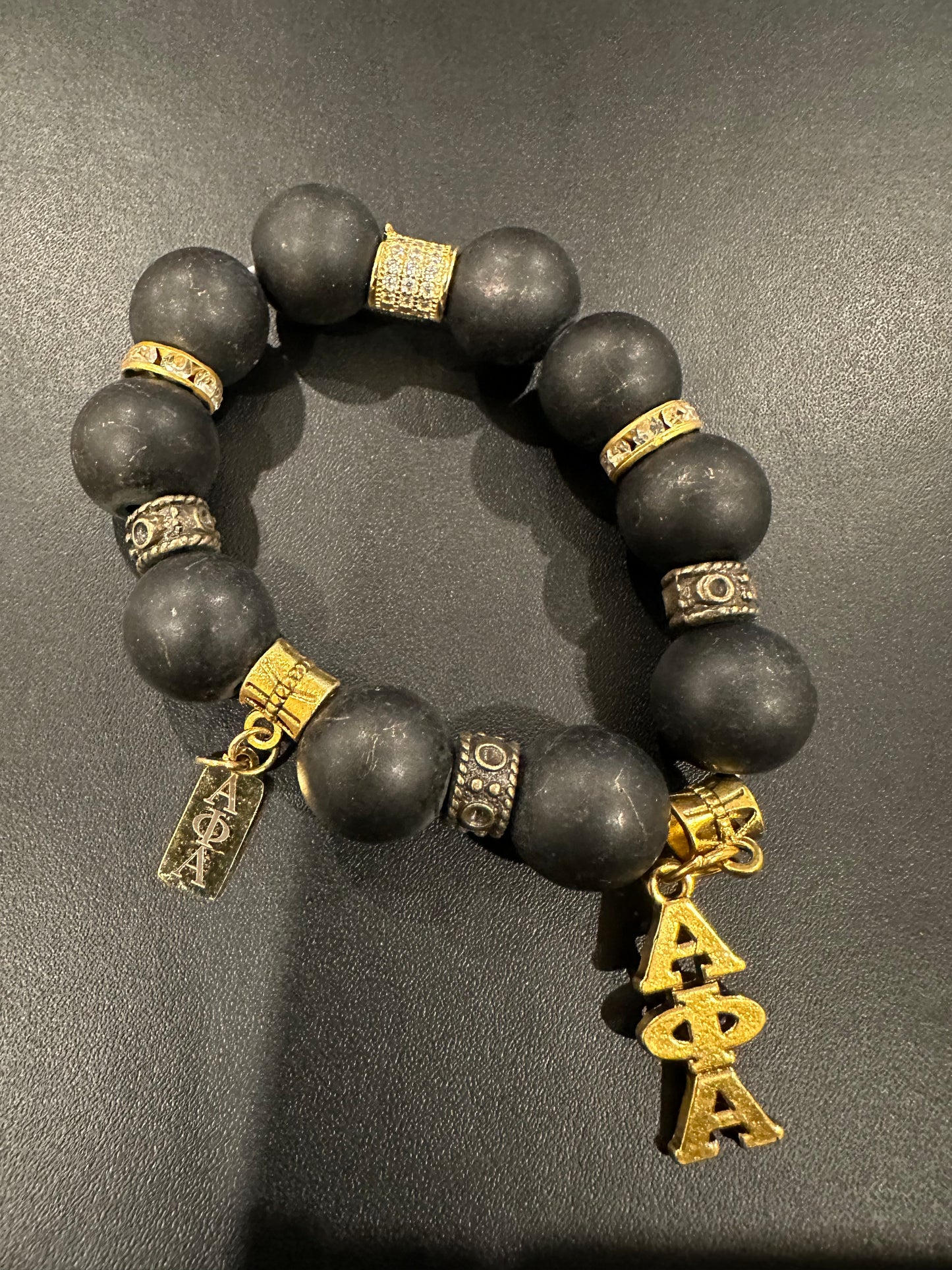 AP011 - Alpha Phi Alpha Charm Bracelet