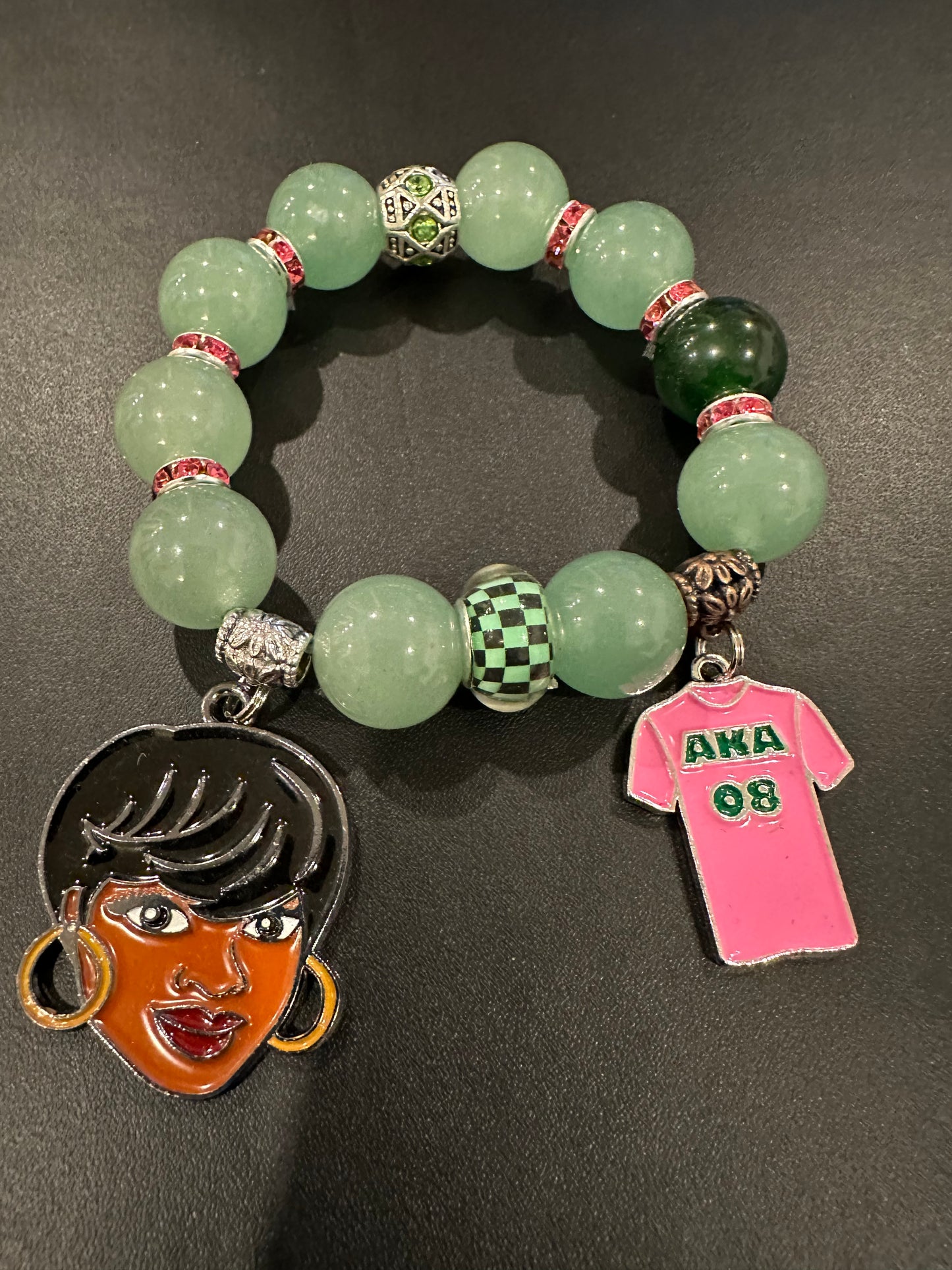 AK003 - Alpha Kappa Alpha Charm Bracelet