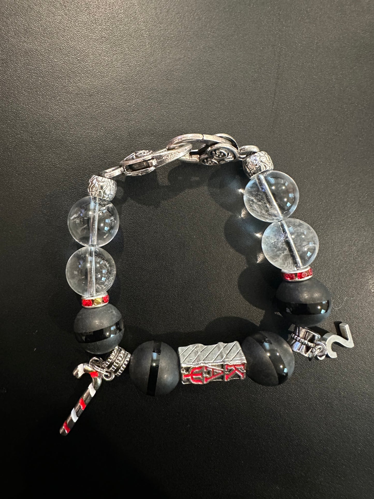 KA019 - Kappa Alpha Psi Charm Bracelet - Deuce Klub