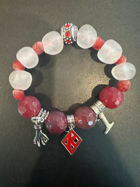 KA009 - Kappa Alpha Psi Charm Bracelet - Ace Klub