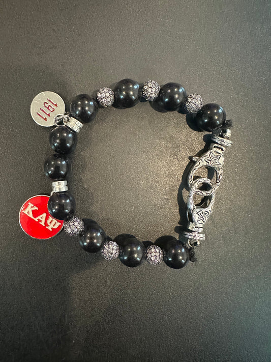 KA010 - Kappa Alpha Psi Charm Bracelet