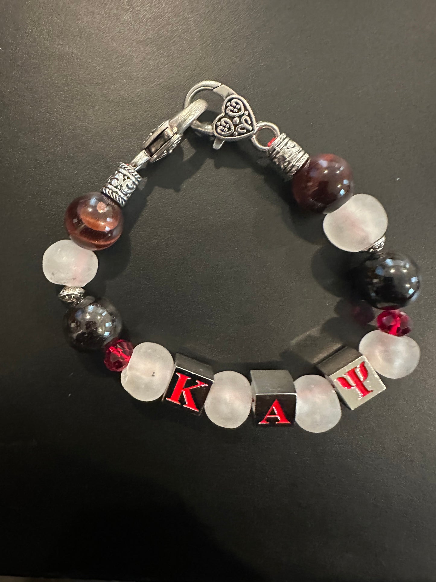 KA013 -  Kappa Alpha Psi Charm Bracelet - Spacers