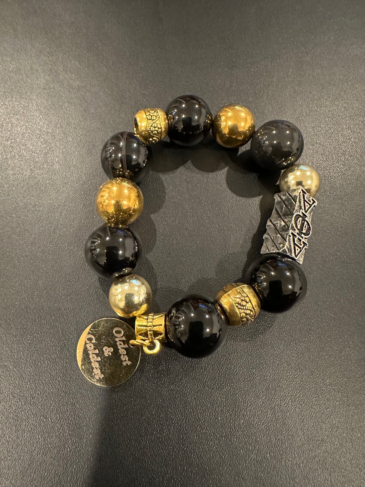 AP008 - Alpha Phi Alpha Charm Bracelet