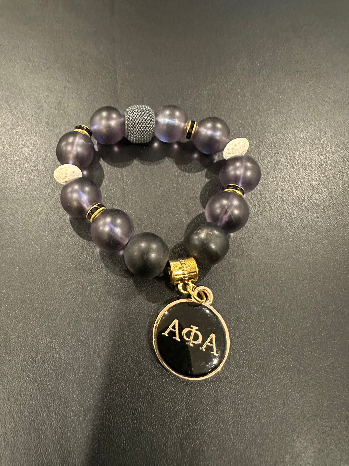 AP005 - Alpha Phi Alpha Charm Bracelet