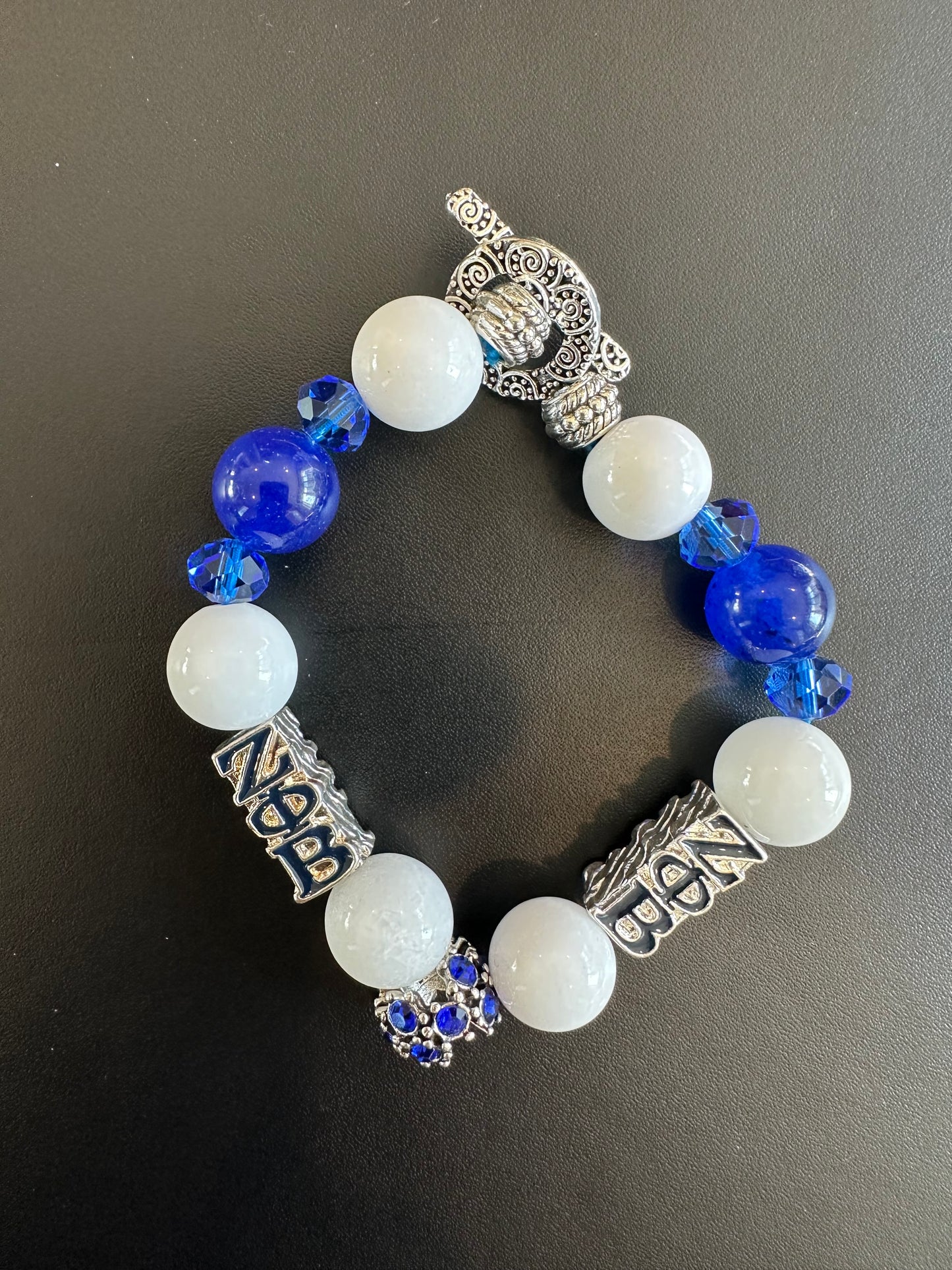 ZE005 - Zeta Phi Beta Charm Bracelet