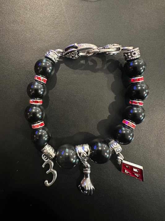 KA016 - Kappa Alpha Psi Charm Bracelet - Tre Klub