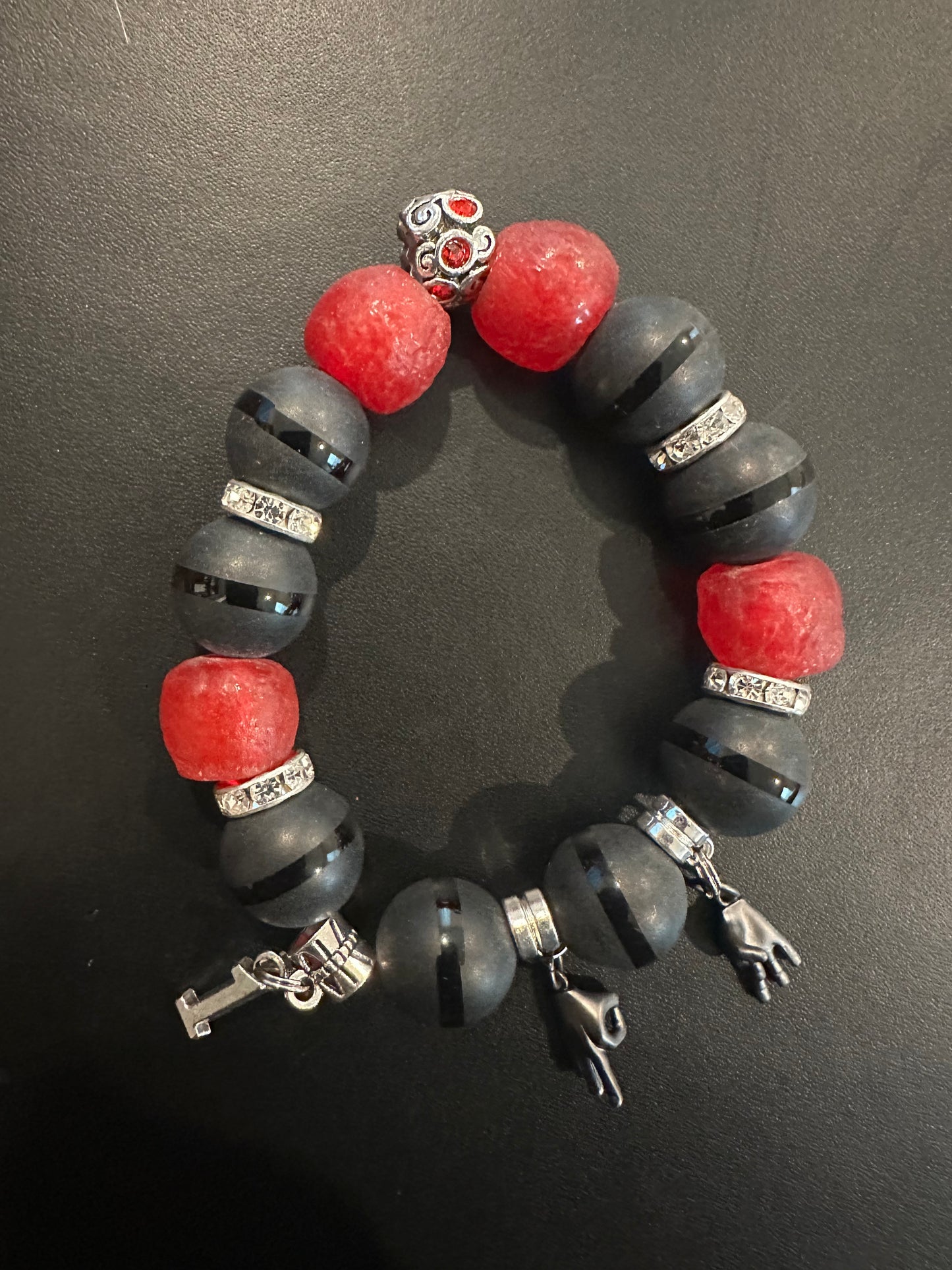 KA022 - Kappa Alpha Psi Charm Bracelet - Ace Klub