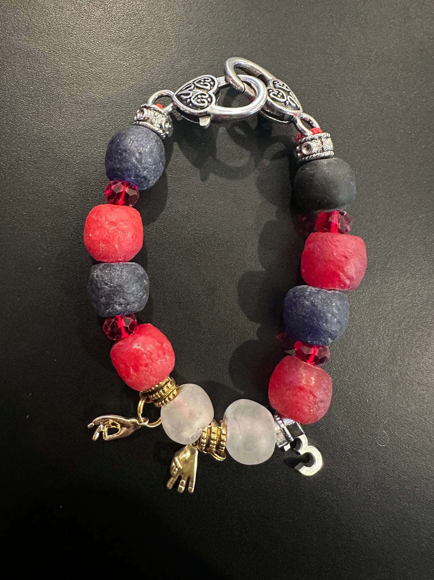 KA017 - Kappa Alpha Psi Charm Bracelet - Tre Klub