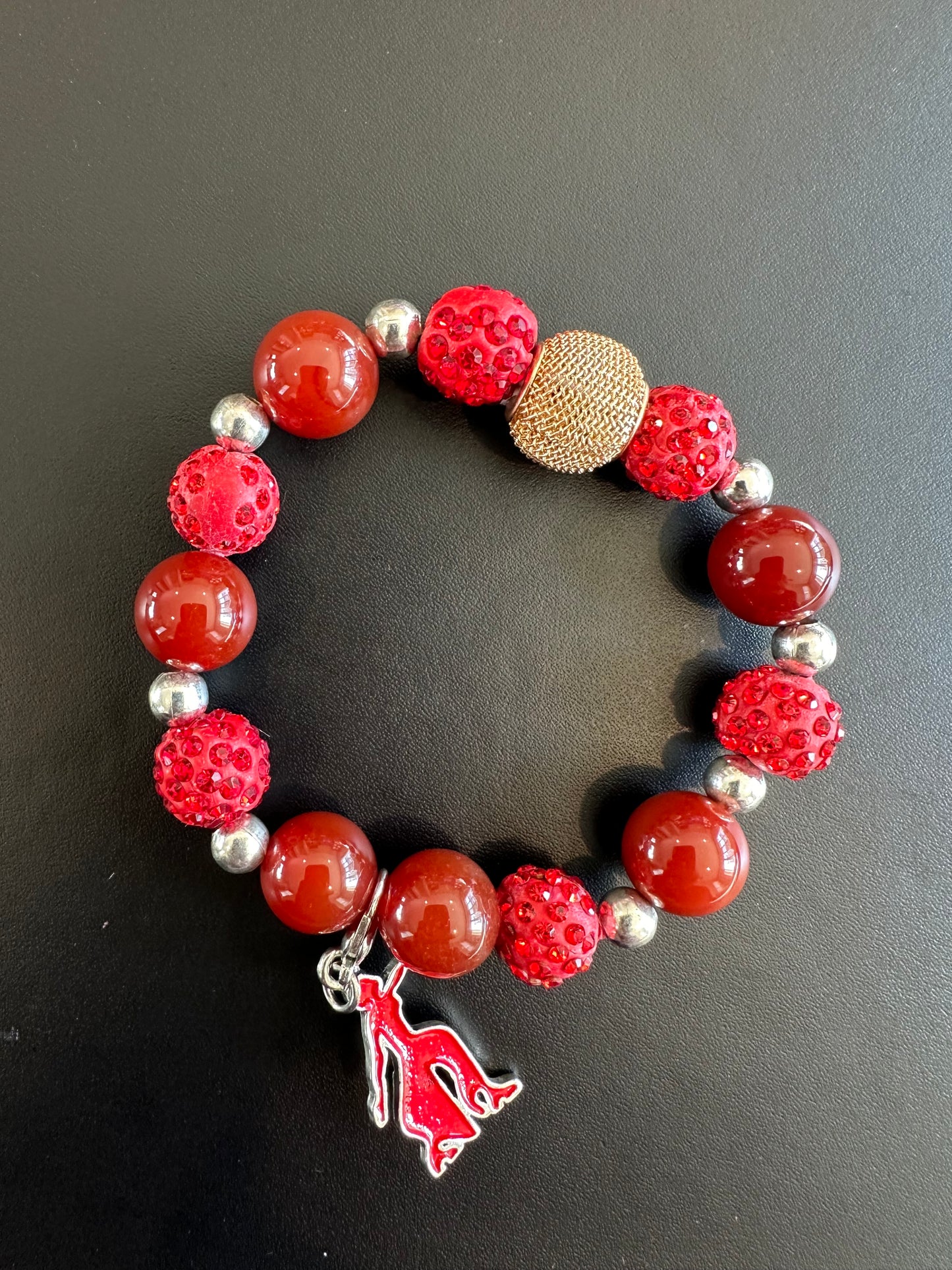 DE002 - Delta Sigma Theta Charm Braclet