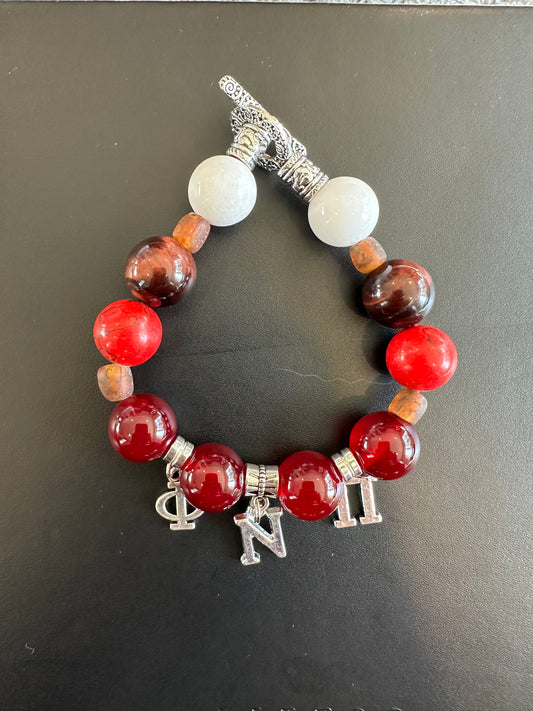 KA007 - Kappa Alpha Psi Charm Bracelet