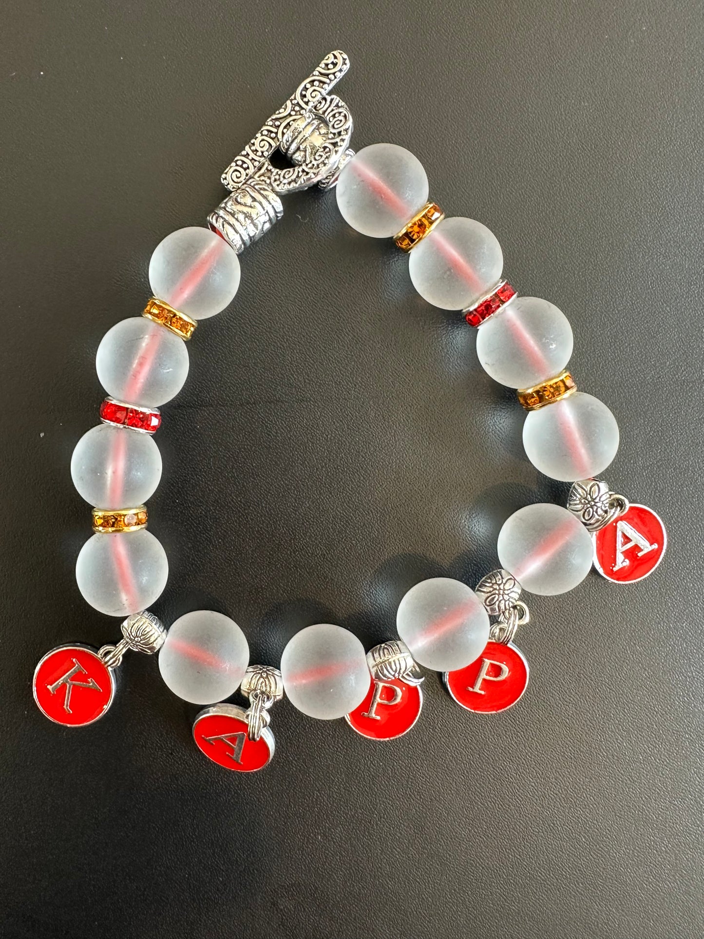 KA003 - Kappa Alpha Psi Charm Bracelet