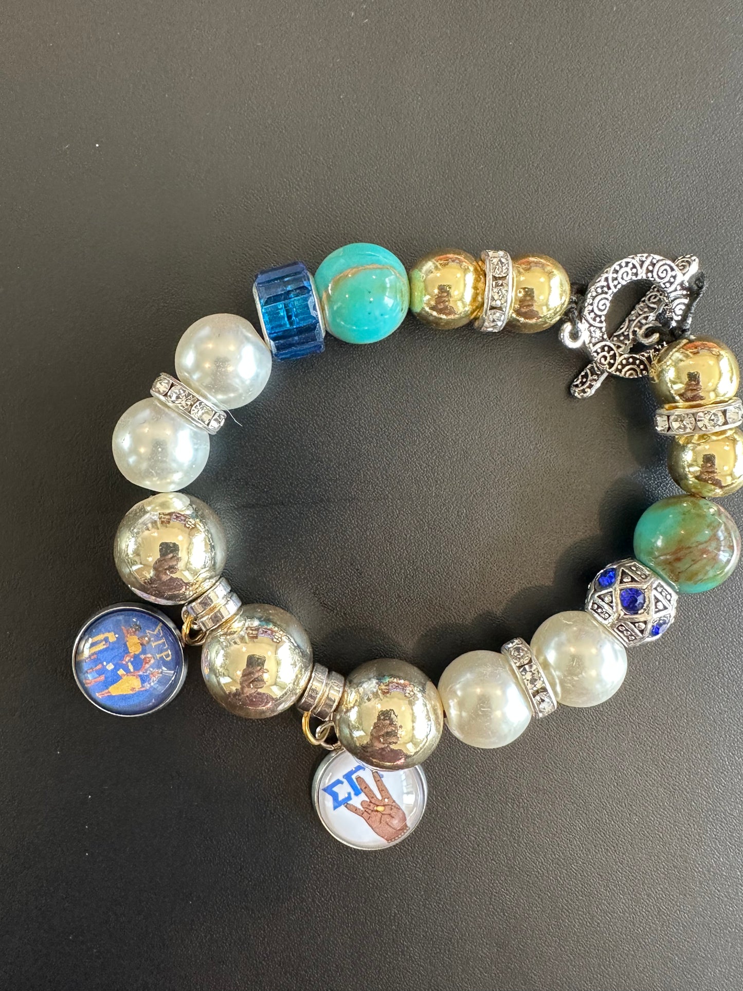 SG005 Sigma Gamma Rho Charm Bracelet