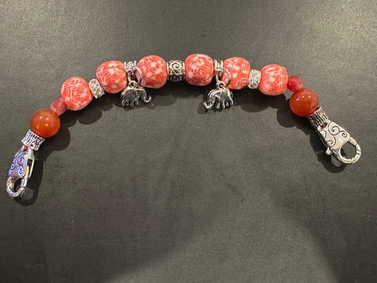 DE012- Delta Sigma Theta Charm Bracelet - G39