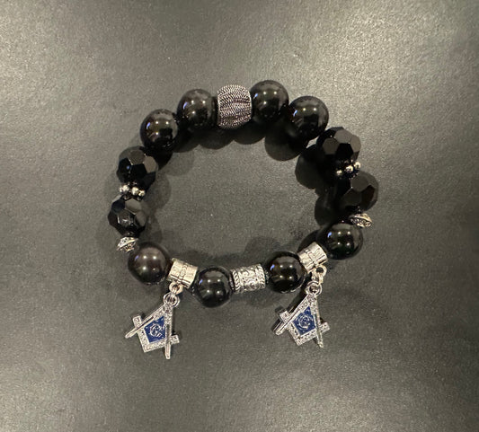MA007. Mason Charm Bracelet - G39