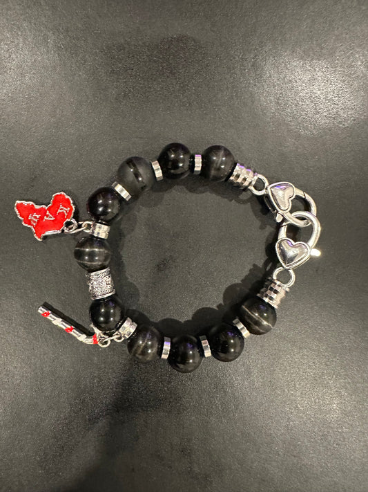 KA040 - Kappa Alpha Psi Charm Bracelet - G39