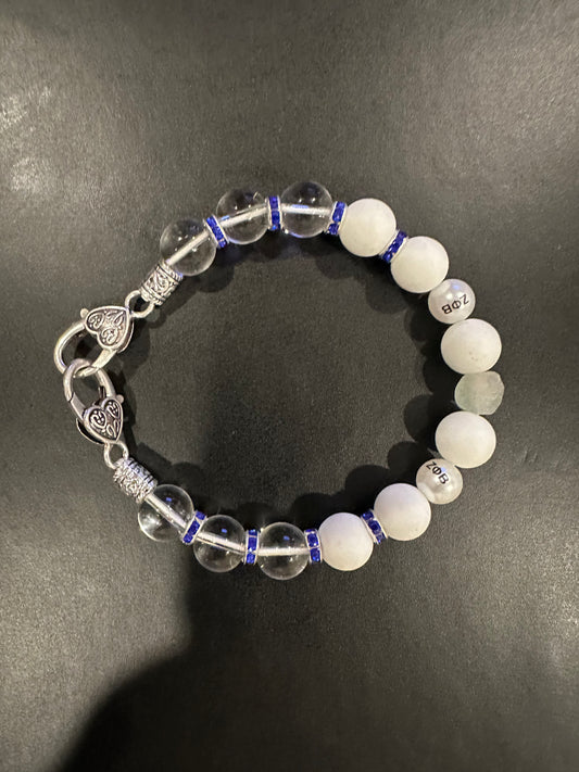 ZE012 - Zeta Phi Beta Charm Bracelet