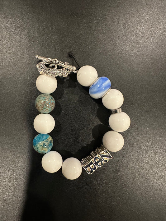 ZE014 - Zeta Phi Beta Charm Bracelet