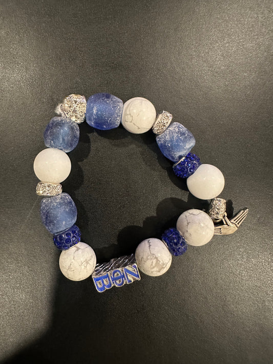 ZE011 - Zeta Phi Beta Charm Bracelet