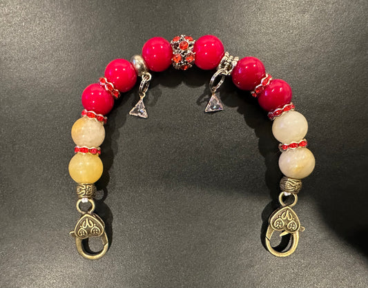 DE027- Delta Sigma Theta Charm Bracelet - G39