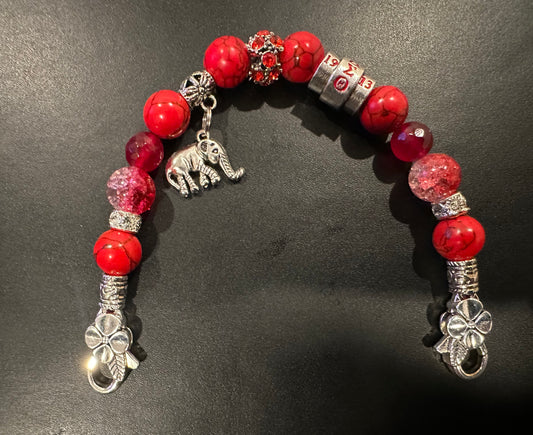 DE022- Delta Sigma Theta Charm Bracelet - G39