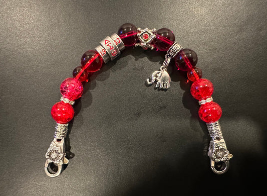 DE021- Delta Sigma Theta Charm Bracelet - G39