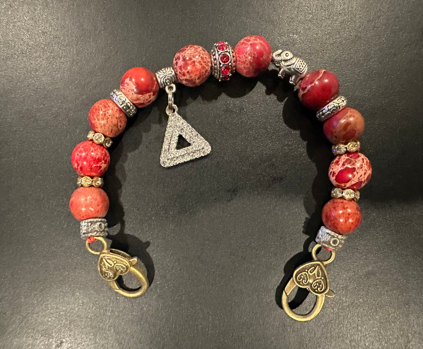 DE020- Delta Sigma Theta Charm Bracelet - G39