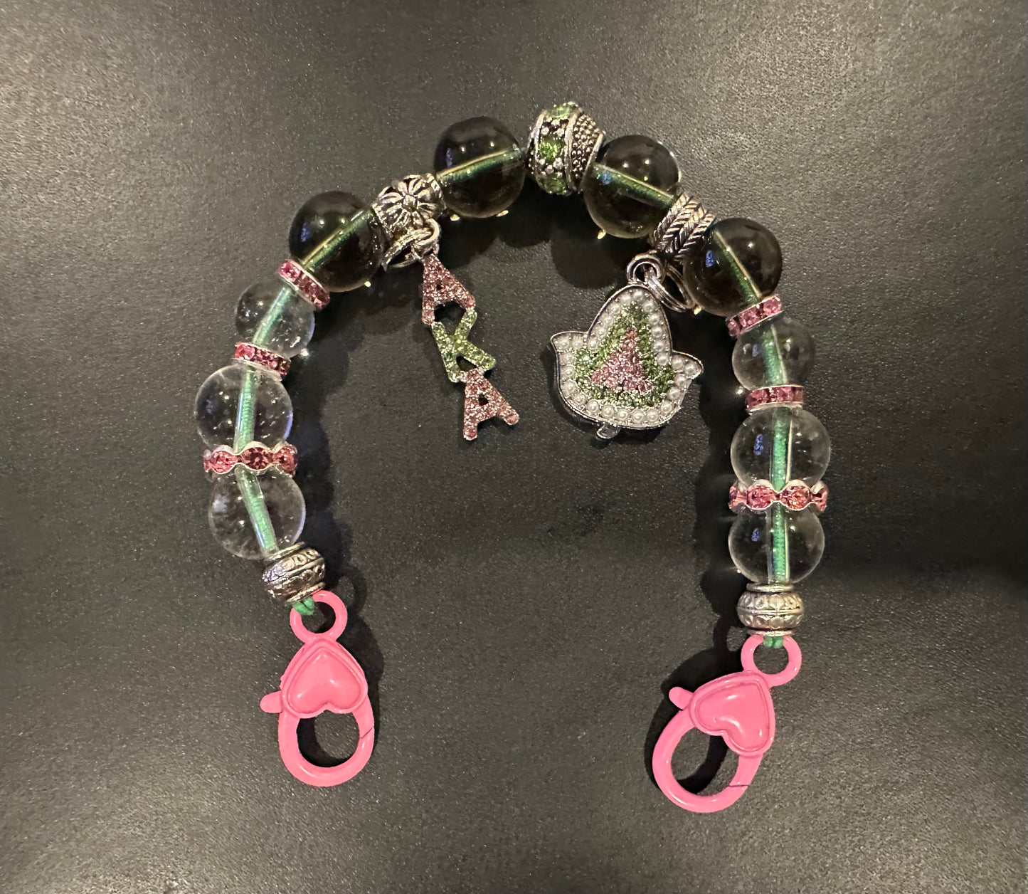 AK021- Alpha Kappa Alpha Charm Bracelet - G39