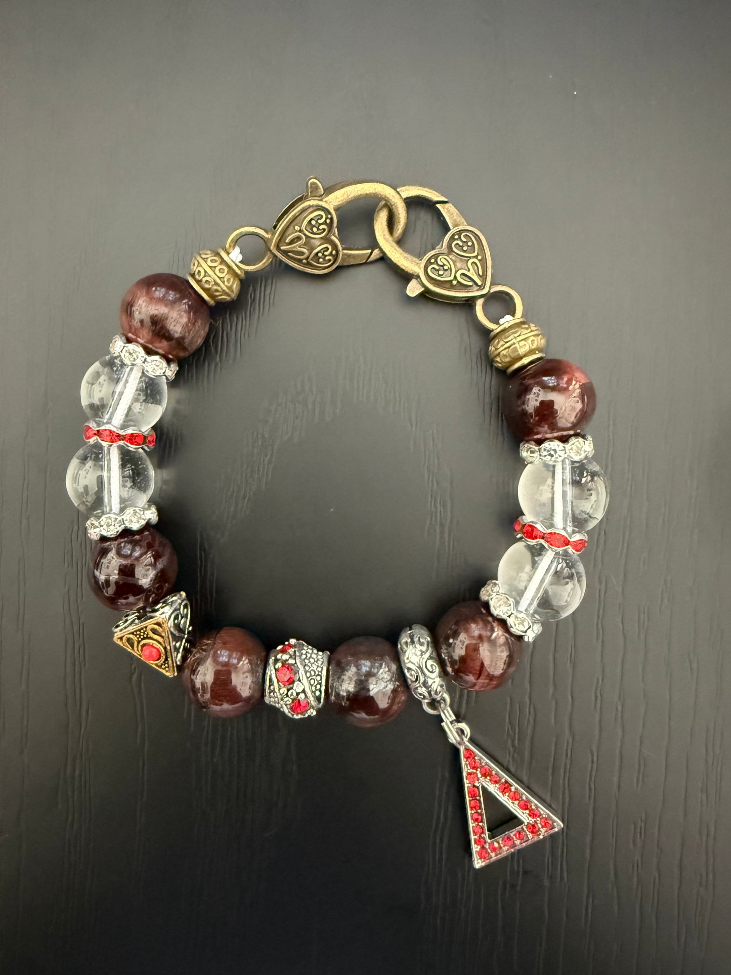 DE085 - Delta Sigma Theta Charm Bracelet - G39
