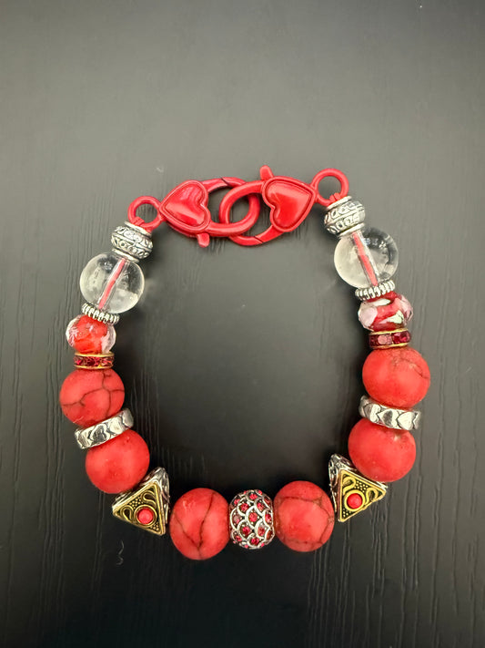 DE082 - Delta Sigma Theta Charm Bracelet - G39