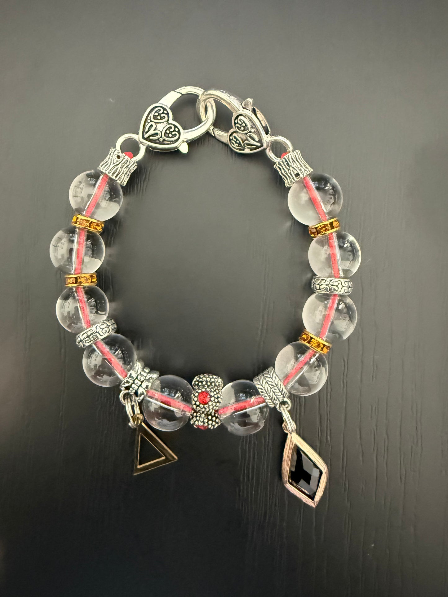 DE081 - Delta Sigma Theta Charm Bracelet - G39