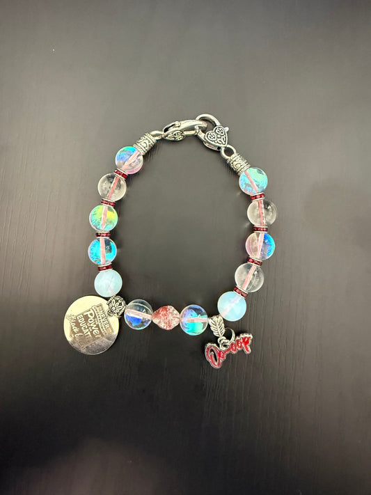 DE063 - Delta Sigma Theta Charm Bracelet - G39