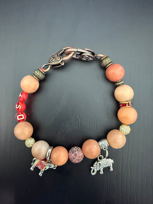 DE059 - Delta Sigma Theta Charm Bracelet - G39