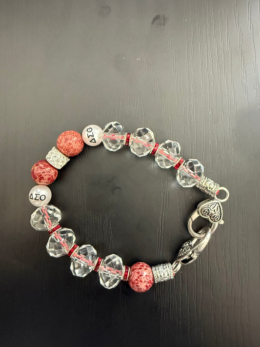 DE047 - Delta Sigma Theta Charm Bracelet - G39