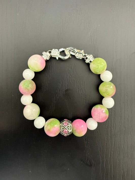 AK041- Alpha Kappa Alpha Charm Bracelet - G39