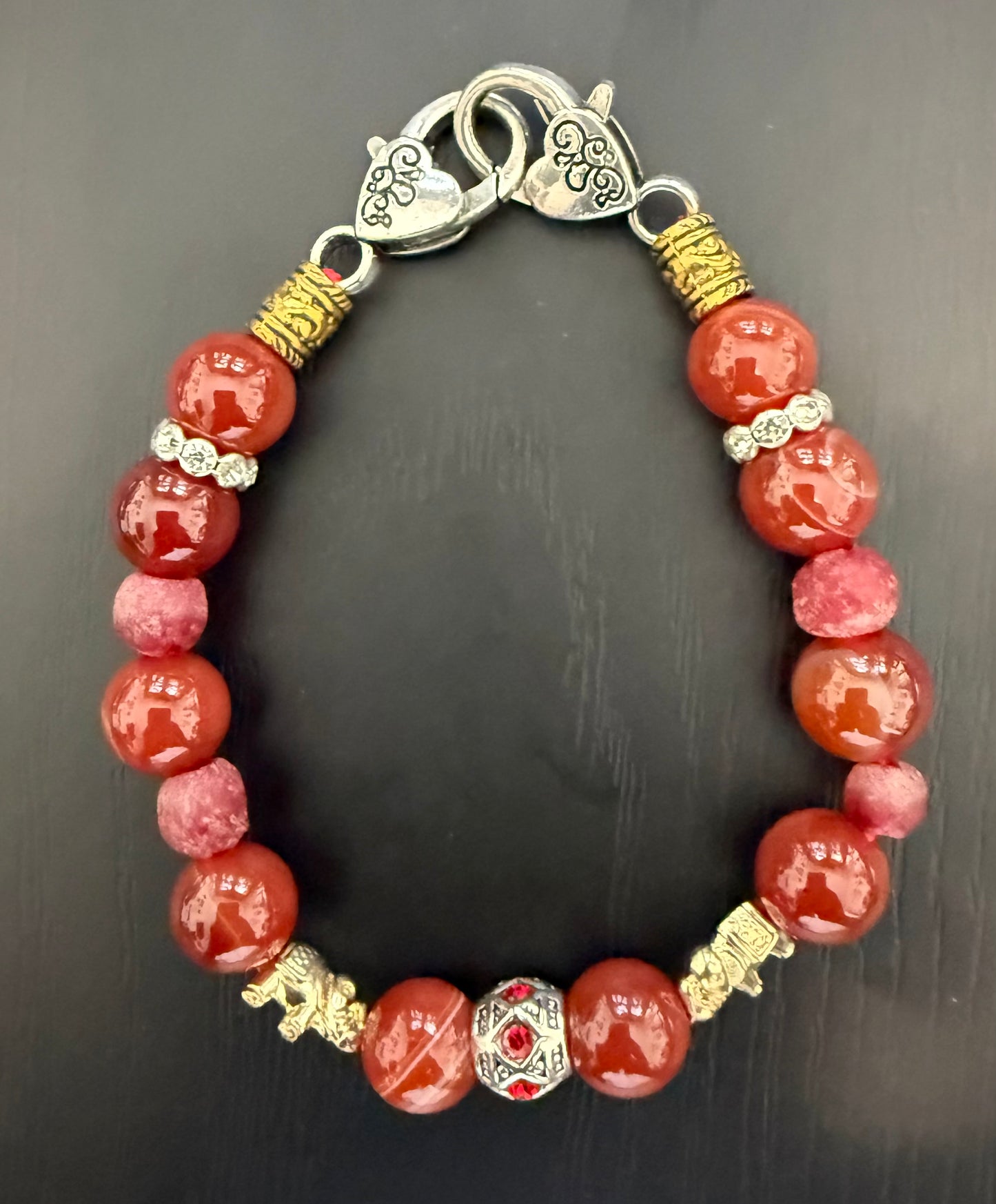 DE037 - Delta Sigma Theta Charm Bracelet - G39