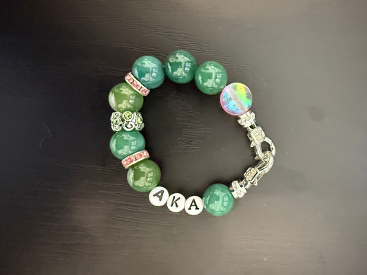 DE041 - Delta Sigma Theta Charm Bracelet - G39