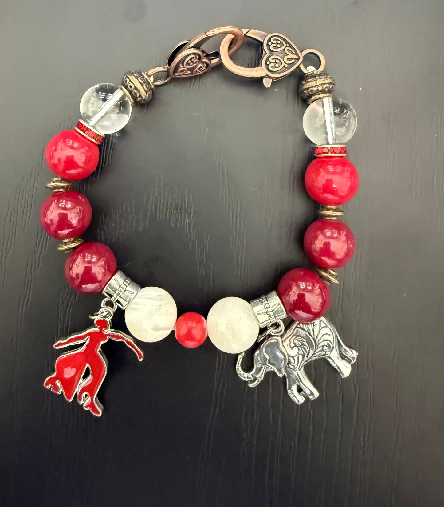 DE036 - Delta Sigma Theta Charm Bracelet - G39