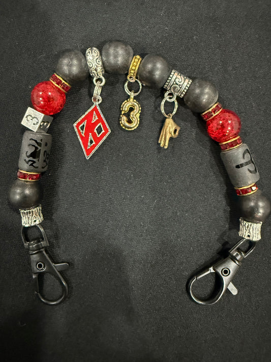 KA019 - Kappa Alpha Psi Charm Bracelet- Tre Klub