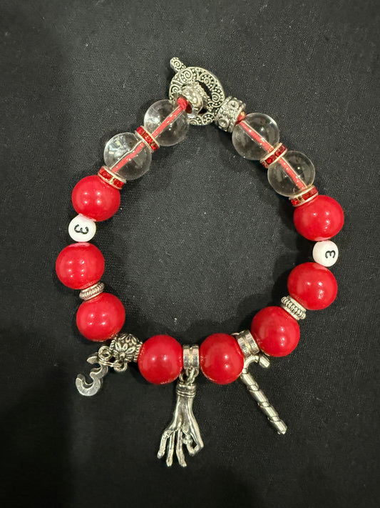 KA020 - Kappa Alpha Psi Charm Bracelet - Tre Klub