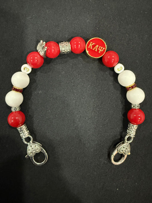 KA022 - Kappa Alpha Psi Charm Bracelet - Tre Klub