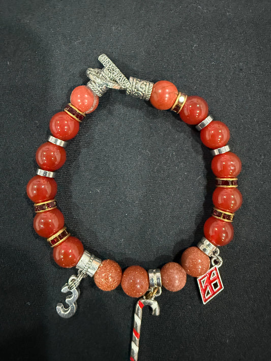 KA024 - Kappa Alpha Psi Charm Bracelet - Tre Klub