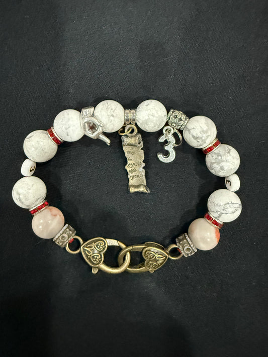 KA030 - Kappa Alpha Psi Charm Bracelet - Tre Klub