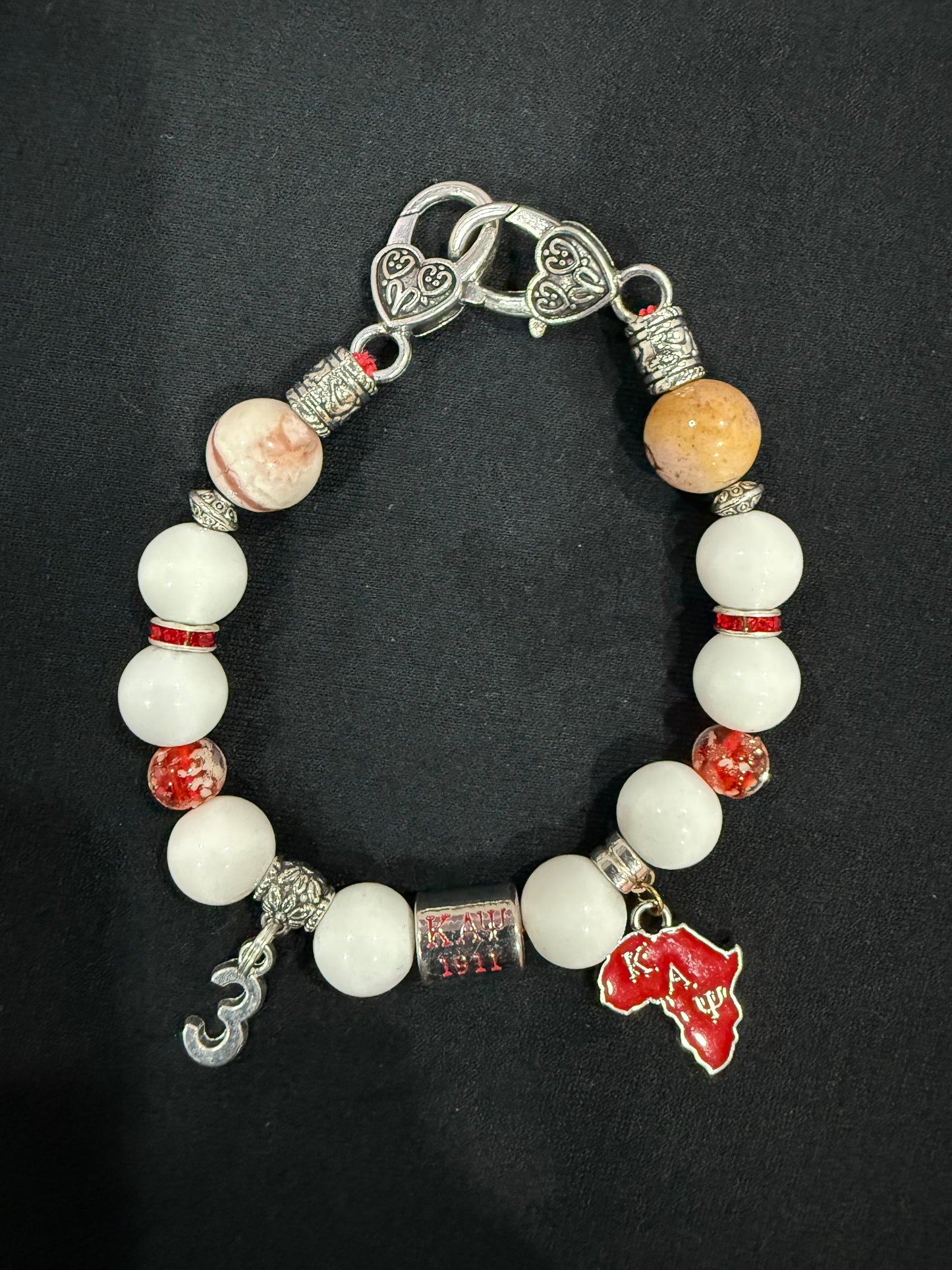 KA031 - Kappa Alpha Psi Charm Bracelet - Tre Klub