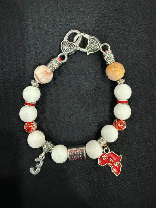 KA031 - Kappa Alpha Psi Charm Bracelet - Tre Klub