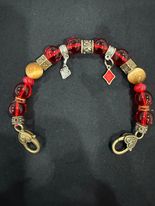KA032 - Kappa Alpha Psi Charm Bracelet - Tre Klub