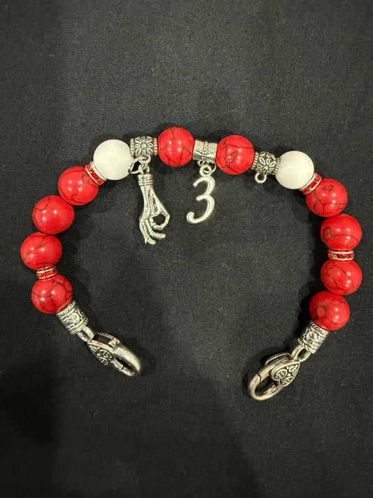 KA033 - Kappa Alpha Psi Charm Bracelet - Tre Klub